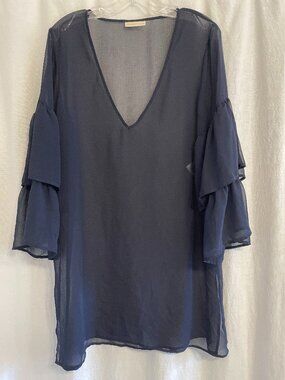 Michael Kors navy blue cover-up, size Small